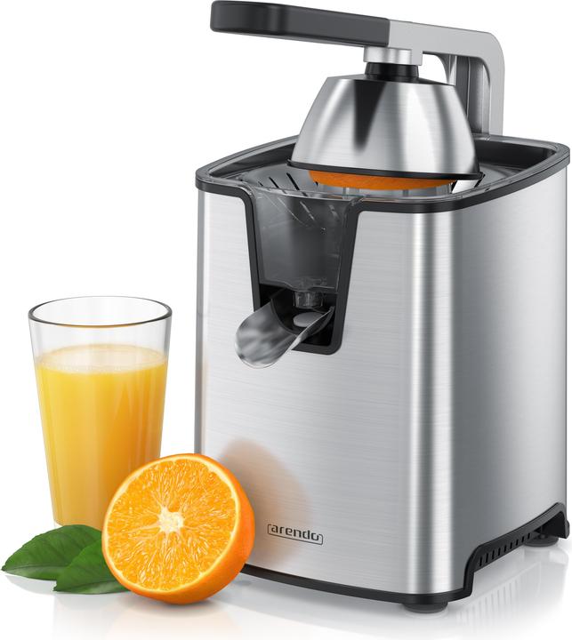 Produktbild Arendo Automatische Edelstahl Zitruspresse, Hebelarm, BPA-frei Orangenpresse Limettenpresse Entsafter 1000W