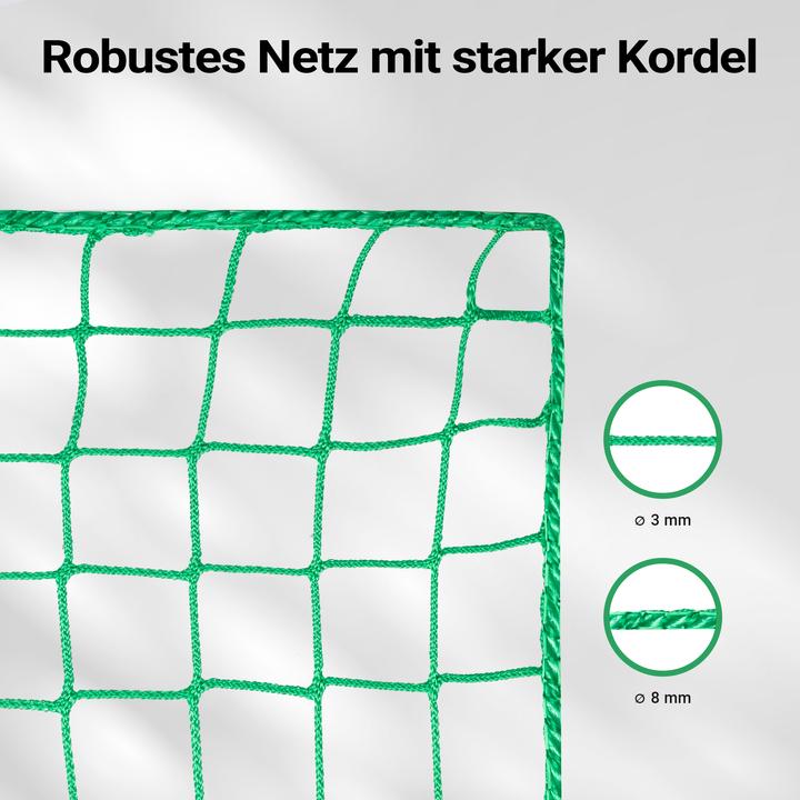 Produktbild Wiltec Ladungssicherungsnetz 5x3m Grün Anhänger Randkördel Witterungsbeständig