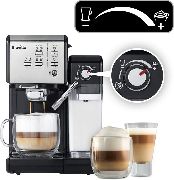 Actual product image Breville VCF108X PrimaLatte II coffee and espresso machine, suitable for coffee powder or pods,...
