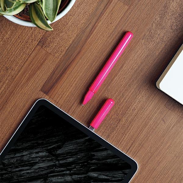 Actual product image Lexon C-Pen Długopis z pendrivem USB-C 32GB różowy/pink LS101PF (32 GB, USB-C)