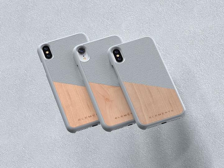 Immagine prodotto Nordic Elements Original Helium - Custodia per Iphone Xs Max con vero legno d'acero (grigio chiaro) (Apple iPhone XS Max)