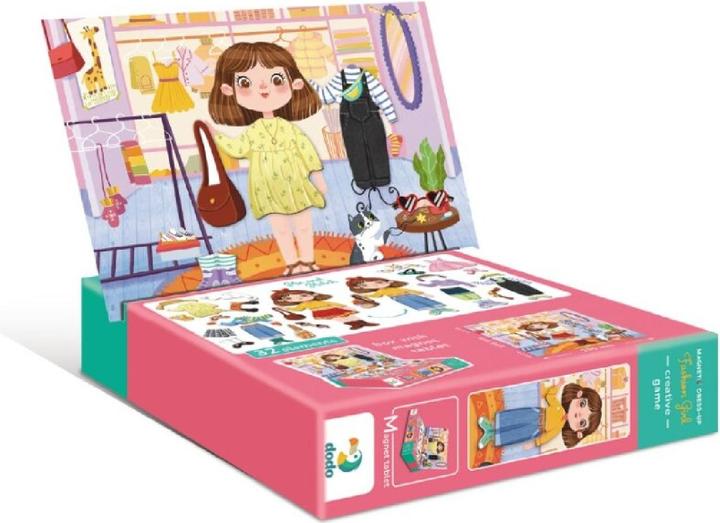 Produktbild Dodo Magnetisches Spiel - Modemädchen - Ankleide - Kreativität