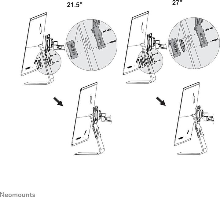 Produktbild Neomounts Fpma-Vesamac2127 (Decke, 27")