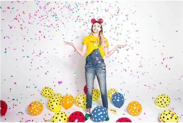 Produktbild Partydeco Luftballons mit Punkten - Rot 30cm (6St.) (6 x)
