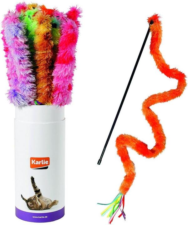 Actual product image Karlie Plush rod (Play fishing rod cat)