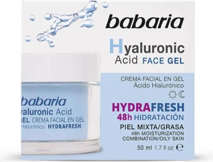 Produktbild Babaria Hyaluronsäure-Gesichtsgel-Creme 50ml (50 ml, Tagescreme)