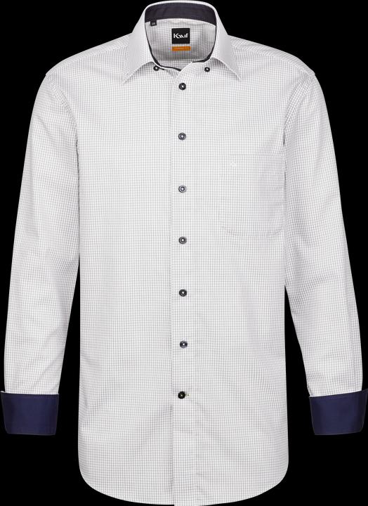 Kauf Firenze Button Down Langarm modern fit mit Kontrast (45)