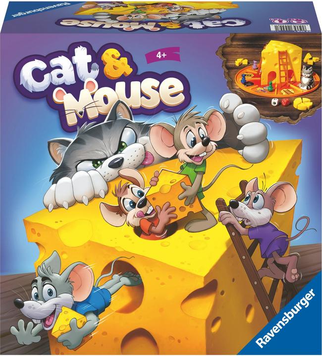 Actual product image Ravensburger Cat & Mouse Game (French, German, Italian, English)
