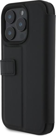 Immagine prodotto BMW BMBKP16L23RMRLK Custodia per iPhone 16 Pro 6,3" in pelle nera Signature Leather Wordmark (Apple iPhone 16 Pro)