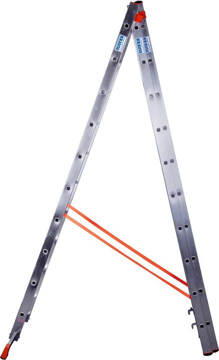 Actual product image Krause KRAU 129680 Tribilo Rungs Multipurpose Ladder Three-Piece 3x10 Rungs (Multi-purpose ladder, 4.90 cm)