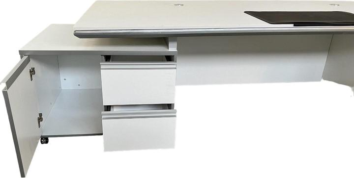 Actual product image Jet-Line KEHL desk in white (245 x 105 x 75 cm)