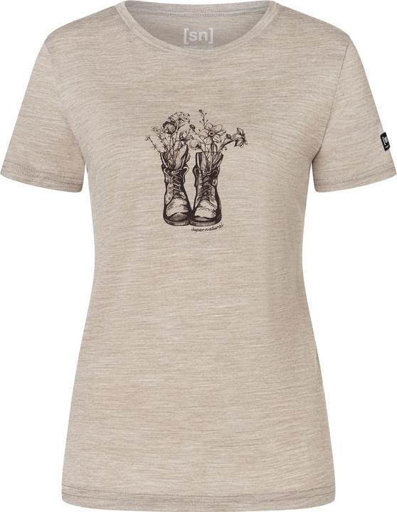 Actual product image Super Natural W Flower Boots Tee (M)