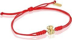 Produktbild Tous - Red Kabbalah bracelet with a golden teddy bear 1004025200