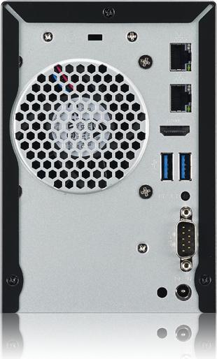 Produktbild Thecus NAS N2810PLUS 2bay Intel RAM 2x 1GbitLAN