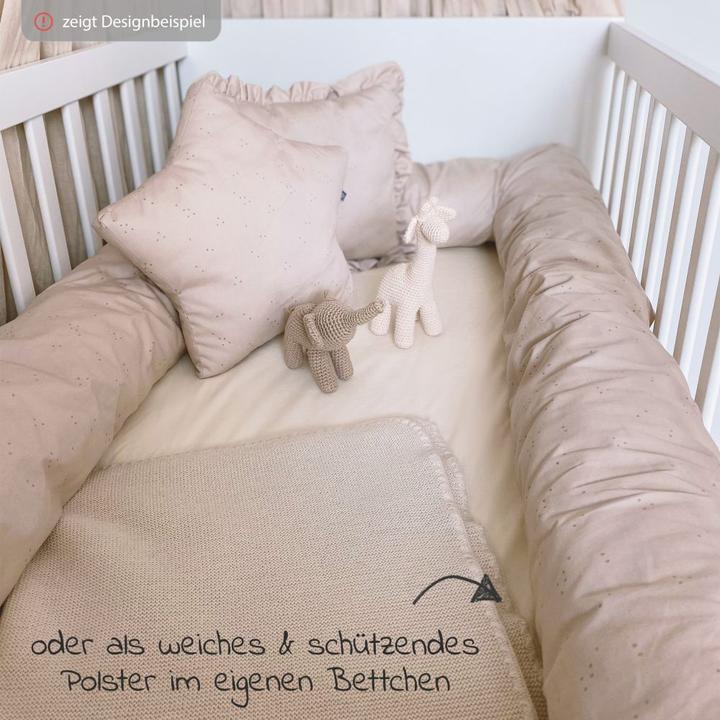 Actual product image Alvi Baby nest & cot bumper nest Carré Slumber Carré Jersey - Starry sky