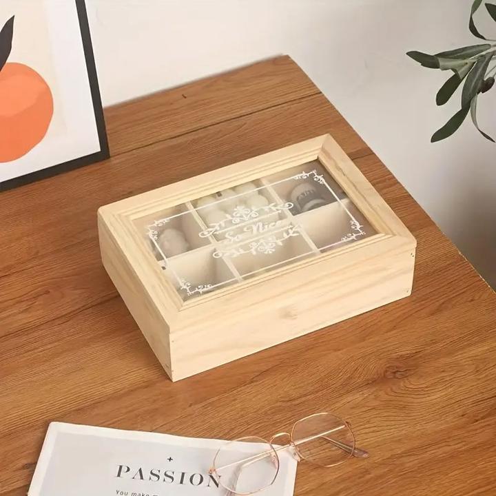 Produktbild Cbx Teebox aus Holz, Teeaufbewahrung, Holzbox