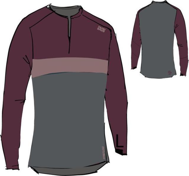 Actual product image iXS Flow XTG long sleeve Henley (M)