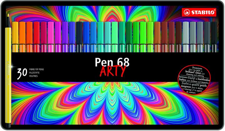 Produktbild STABILO Pen 68 Premium-Filzstift (Mehrfarbig, 30 x)