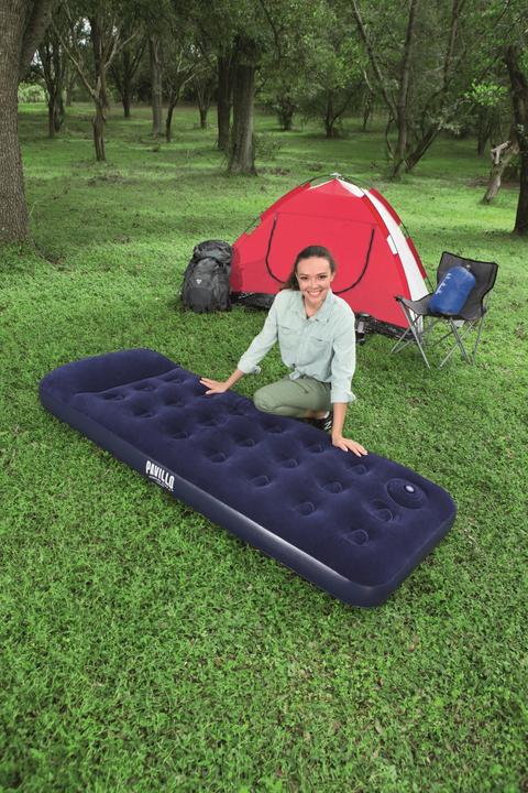 Image du produit Bestway Matelas Floqué Easy Inflate Facile à Gonfler - 1-personne - 1.85m x 76cm x 28cm
