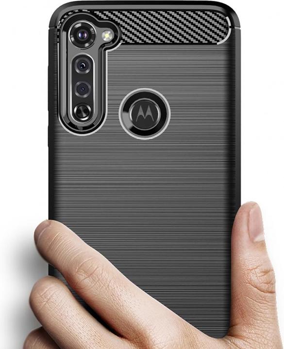 Actual product image Screenguard Motorola Moto G Pro Cover Carbon Brushed Soft TPU (Motorola Moto G Pro)