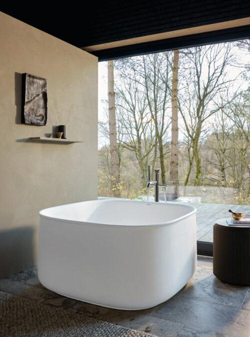 Actual product image Duravit Bathtub Zencha 1250x1250mm free-standing 2 back slopes white