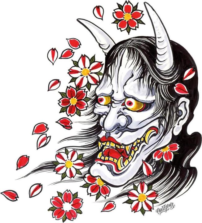 Immagine prodotto Miami Ink Maschera di Hannya (37 x 40 cm)