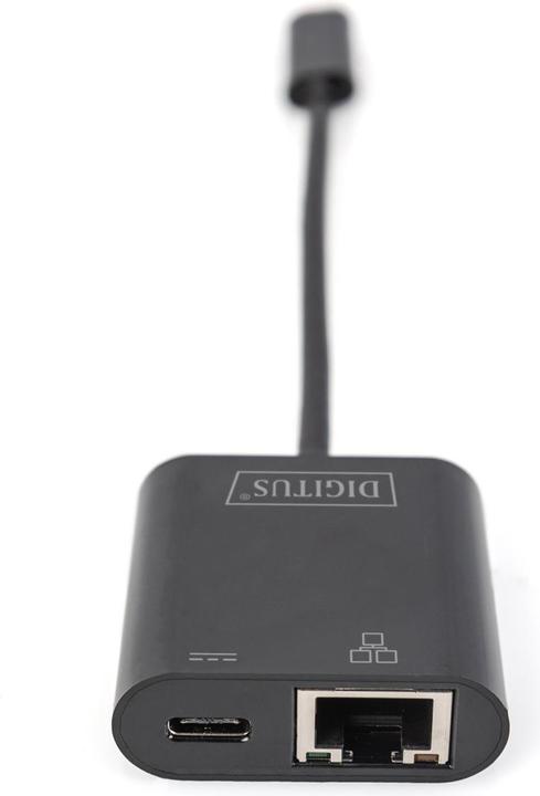 Actual product image Digitus USB Type-C™ Gigabit Ethernet adapter with Power Delivery support (USB-C, RJ45 (1x))