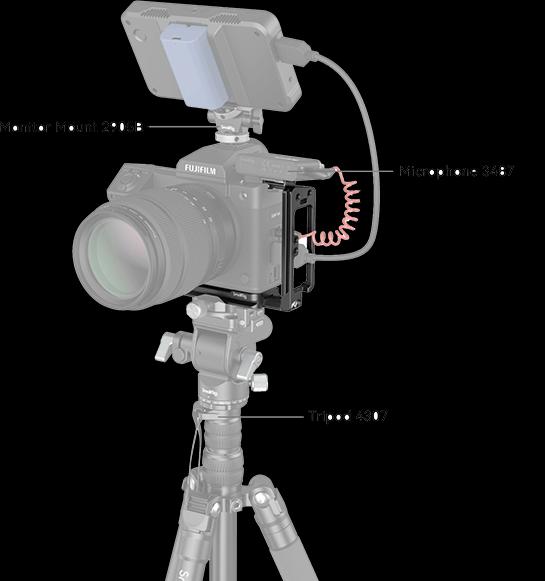 Actual product image SmallRig Dedicated L Bracket for FUJIFILM GFX100 II 4514