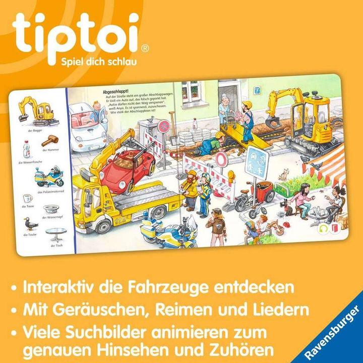 Actual product image tiptoi Suchen und Entdecken: Fahrzeuge (German, Sandra Grimm, 2023)