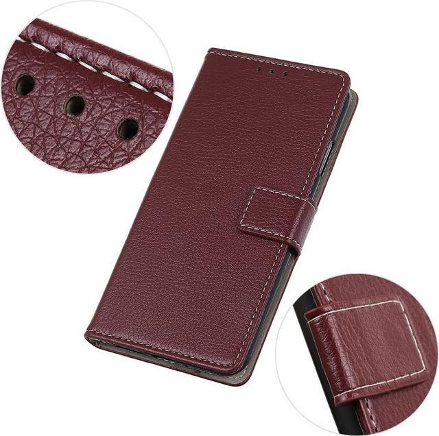 Actual product image MU Classic Litchi Leather Bookcover II Series (LG V50 ThinQ)