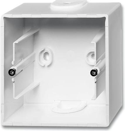 Image du produit ABB basic55 support, blanc brillant, 1 module, livré sans cadre