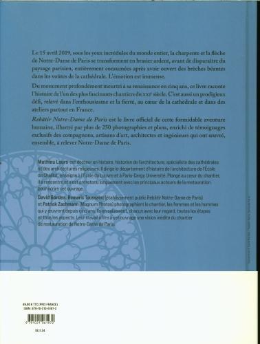 Actual product image Rebâtir Notre-Dame de Paris : le livre officiel de la restauration (French, Lours Mathieu, 2024)
