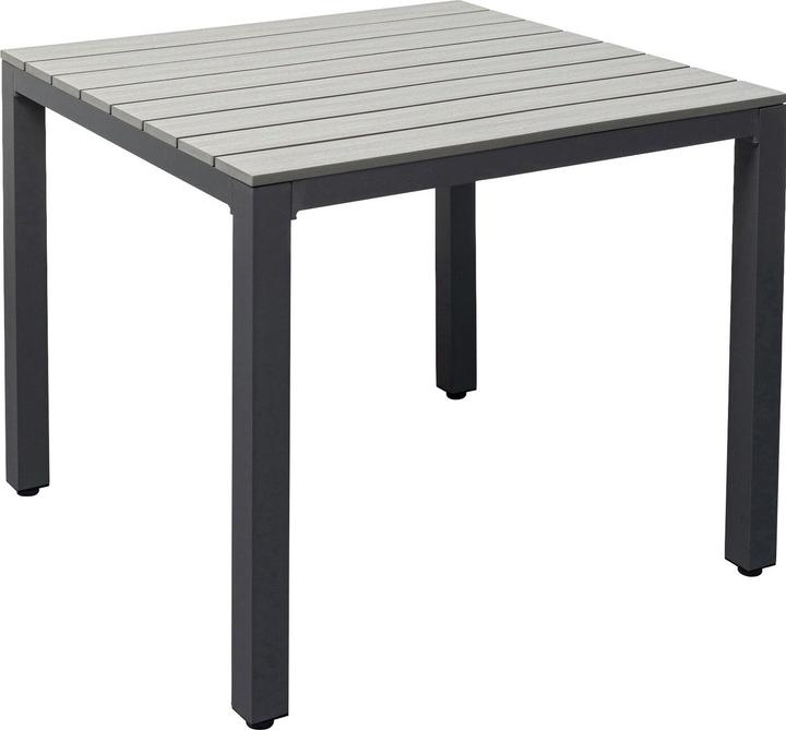 Actual product image Kare Design Tisch Sorrento Grau 80x80cm