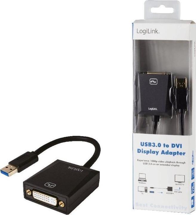 Actual product image LogiLink USB 3.0 zu (DVI, 5.10 cm)