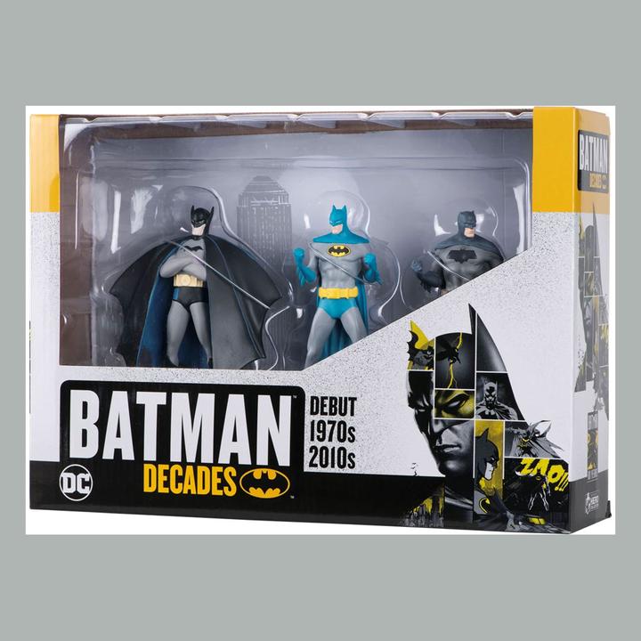 Actual product image DC: The Batman Decades Collection statuette 1/16 Batman Box Set
