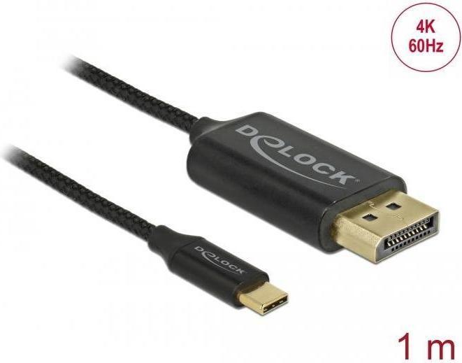 Produktbild Delock DisplayPort — USB Typ C (1 m, DisplayPort, USB Typ C)