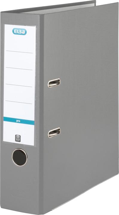Actual product image Elba Folder smart PP paper, spine width: 80 mm, gray DIN A4, cover outside PP (A4, 80 mm, 1 Piece)