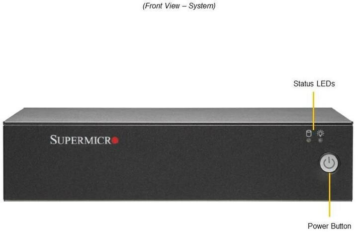Actual product image Supermicro Barebone SuperServer SYS-E102-13R-H i7-1370PE