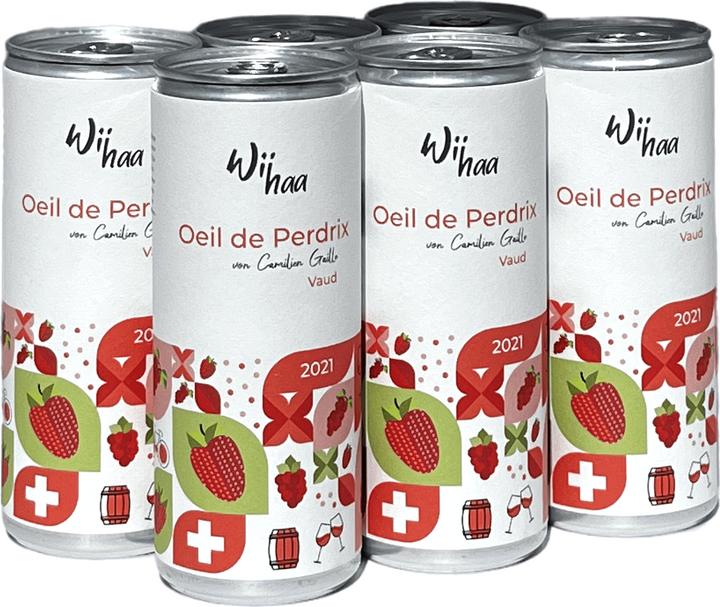 Rosé Oeil de Perdrix in lattina (6 x 25 cl, 2021)