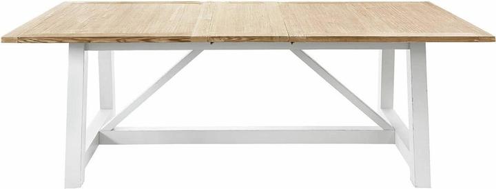Produktbild Loberon Esstisch Dubberly braun/weiss (78 x 280 x 100 cm)