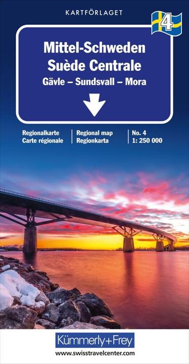 Produktbild Mittel-Schweden Nr. 04 Regionalkarte Sc