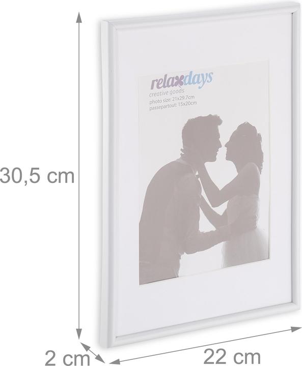 Produktbild Relaxdays 2x Bilderrahmen (A4)