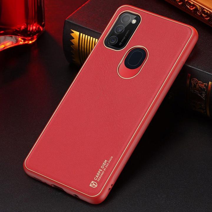 Produktbild Dux Ducis Yolo elegant case made of soft TPU and PU leather for Samsung Galaxy M30s red (Samsung Galaxy M30s)