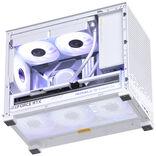 Actual product image Jonsbo D32 PRO White PC-Gehäuse, Mini-Gehäuse, mATX, Tempered Glass - weiss (Mini-ATX)