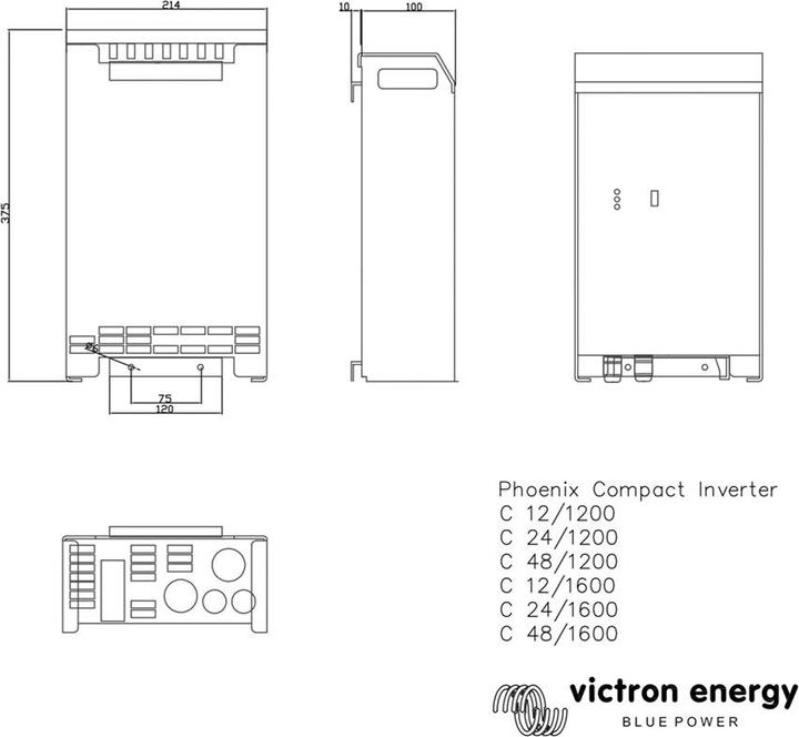 Produktbild Victron Energy Phoenix Inverter C 12/1200