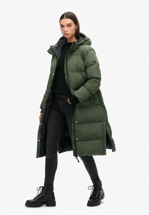 Actual product image Superdry STUDIOS LONGLINE DUVET COAT Dames Jas - Maat 16 (16)
