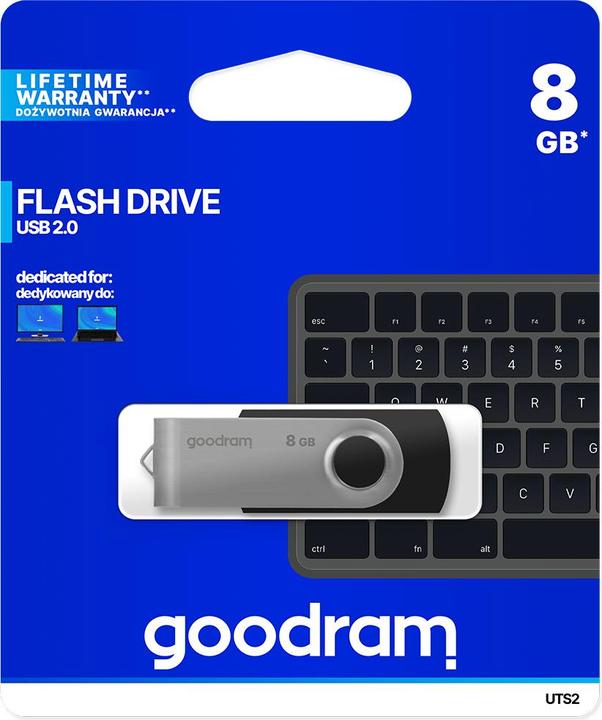 Produktbild Goodram TWISTER USB-Flash-Laufwerk (8 GB, USB-A)