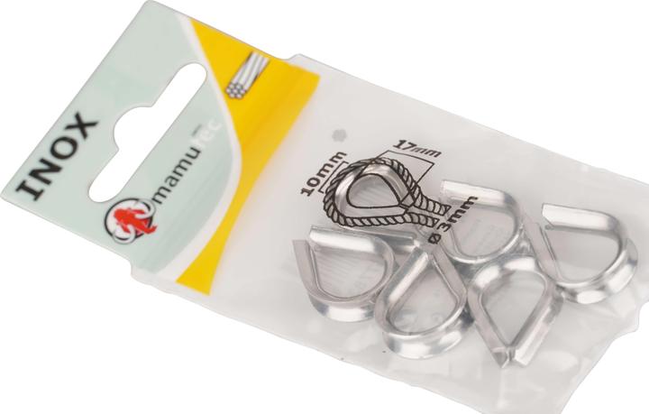 Produktbild Mamutec Rostfrei Kausche 3 mm 6 Stk.