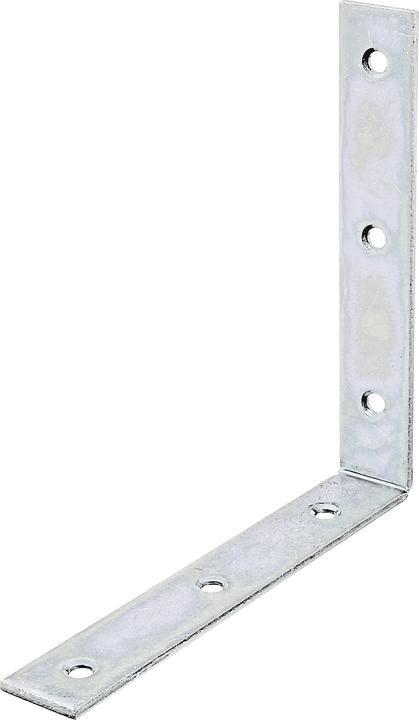 Produktbild GAH Stuhlwinkel Länge 150 x 150 mm Breite 25 mm Stärke 3 mm Stahl galvanisch gelb verzinkt Loch-Ø 6,5 mm (20 Stk.)
