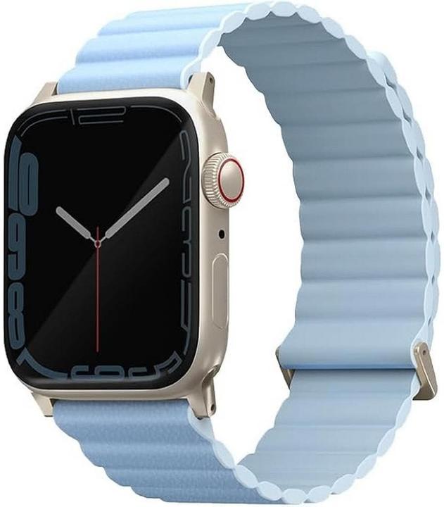 Immagine prodotto Uniq pasek Revix Premium Apple Watch Series 1/2/3/4/5/6/7/8/SE/SE2 38/40/41mm Edition Reversible Mag (Acciaio inossidabile, Silicone, Vera pelle)